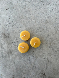 Tea Light Candle — 100% Beeswax