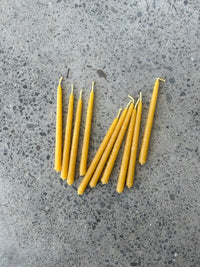 Birthday Candles — 100% Beeswax