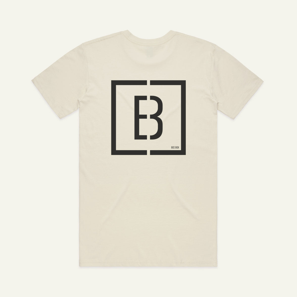 Bee Box — Logo Tee — Natural