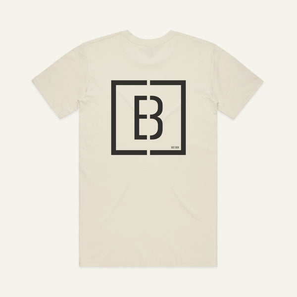 Bee Box — Logo Tee — Natural