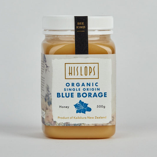 Hislops Organic Creamed Blue Borage 500g